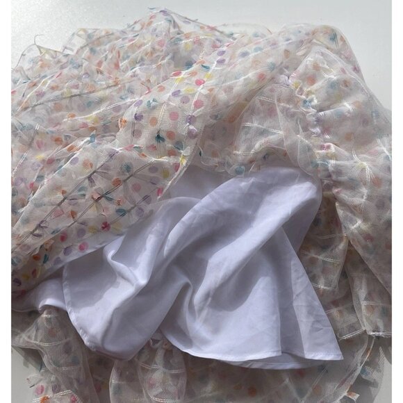 Norstrom Dot Top White Multicolor Dotted Sleeveless Women’s Sz Small NWT - Picture 8 of 13